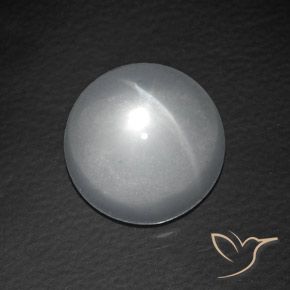 8.40ct Natürlicher Weiß Quarz-Katzenauge, Runden, Transparent