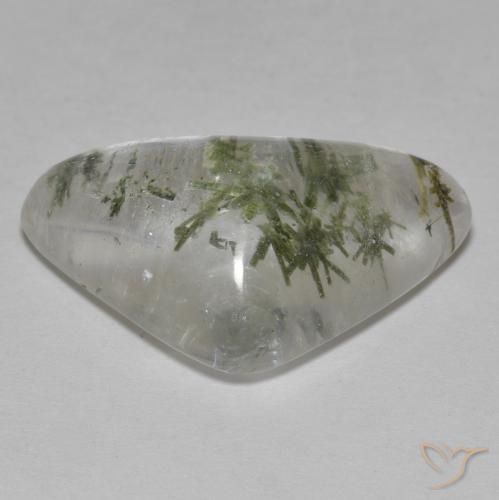 9,17 ctw natürlicher Mehrfarbig Quarz mit Hedenbergit, Trillion, Transparent