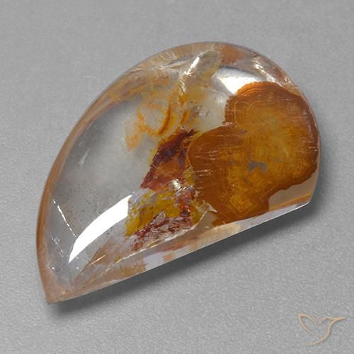 9,17 ctw natürlicher Mehrfarbig Quarz mit Markasit, Fantasie, Transparent