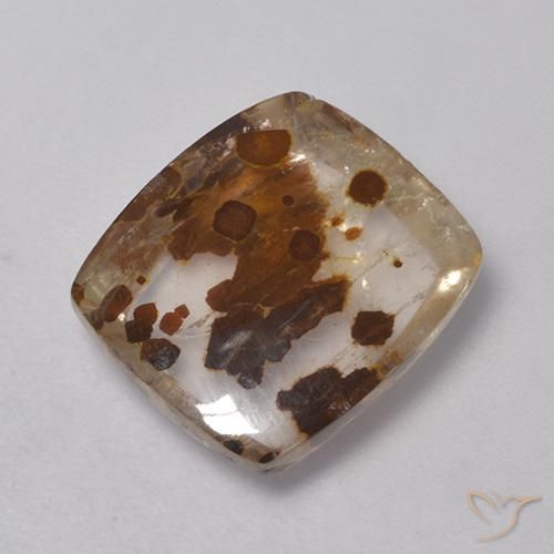 9,17 ctw natürlicher Mehrfarbig Quarz mit Markasit, Kissen, Transparent