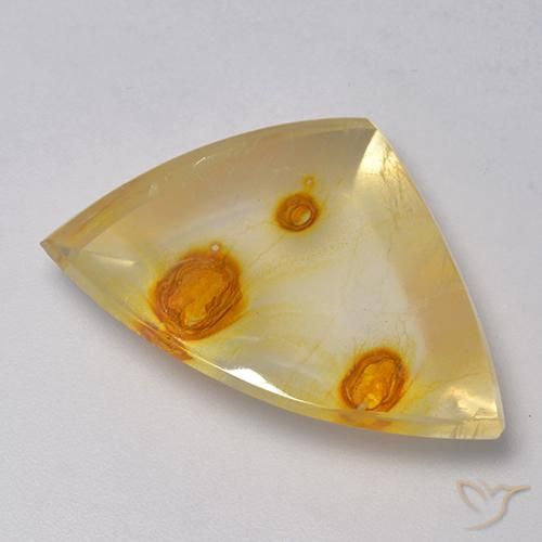 9,17 ctw natürlicher Mehrfarbig Quarz mit Markasit, Trillion, Transparent