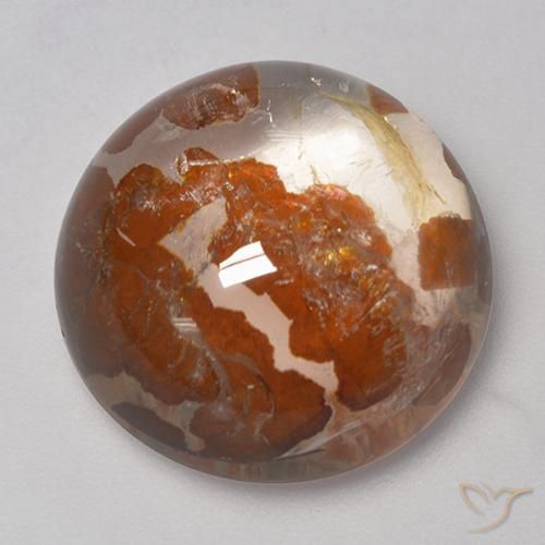 20.59ct Natürlicher Mehrfarbig Quarz mit Markasit, Runden, Transparent