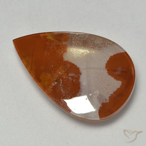 9,17 ctw natürlicher Mehrfarbig Quarz mit Markasit, Birnenform, Transparent