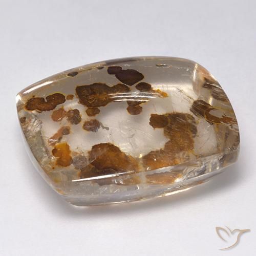 9,17 ctw natürlicher Mehrfarbig Quarz mit Markasit, Kissen, Transparent