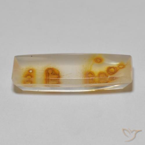9,17 ctw natürlicher Mehrfarbig Quarz mit Markasit, Baguette, Transparent