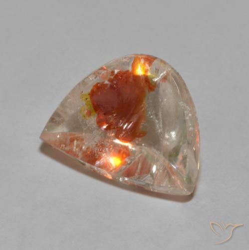 9,17 ctw natürlicher Mehrfarbig Quarz mit Markasit, Fantasie, Transparent