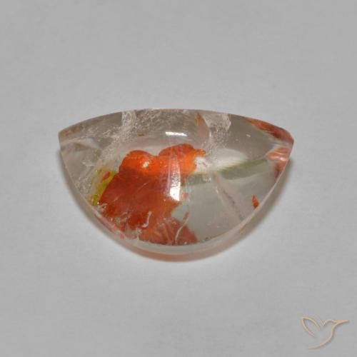 9,17 ctw natürlicher Mehrfarbig Quarz mit Markasit, Fantasie, Transparent