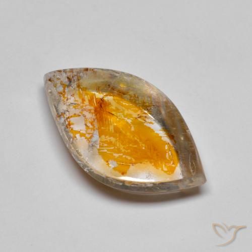 9.60ct Natürlicher Mehrfarbig Quarz mit Markasit, Fantasie, Transparent