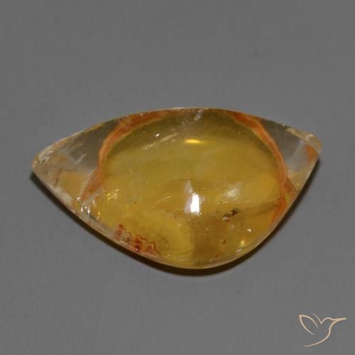 9,17 ctw natürlicher Mehrfarbig Quarz mit Markasit, Fantasie, Transparent