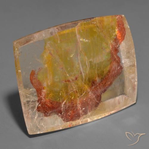 9,17 ctw natürlicher Mehrfarbig Quarz mit Markasit, Baguette, Transparent