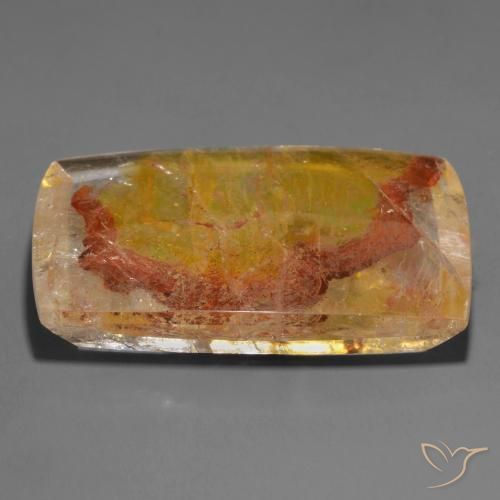 9,17 ctw natürlicher Mehrfarbig Quarz mit Markasit, Baguette, Transparent