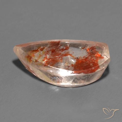 9,17 ctw natürlicher Mehrfarbig Quarz mit Markasit, Fantasie, Transparent