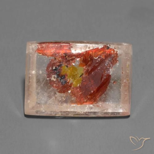 11.48ct Natürlicher Mehrfarbig Quarz mit Markasit, Baguette, Transparent