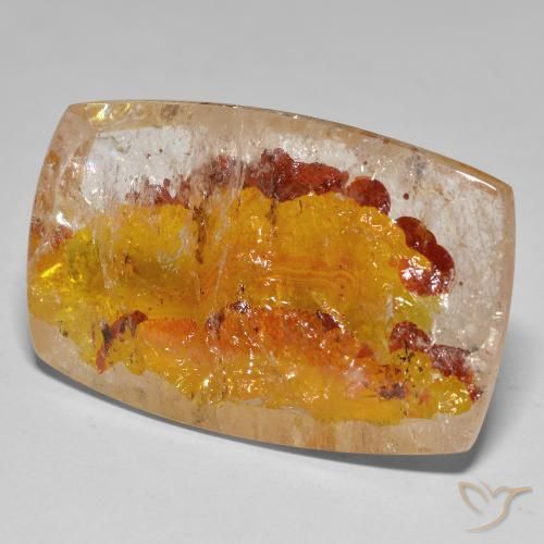 9,17 ctw natürlicher Mehrfarbig Quarz mit Markasit, Kissen, Transparent
