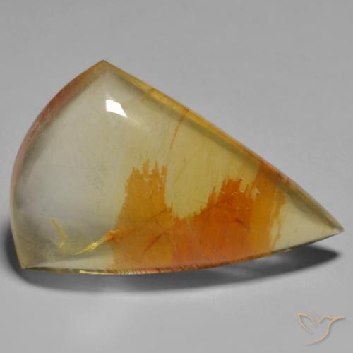 44.10ct Natürlicher Mehrfarbig Quarz mit Markasit, Fantasie, Transparent