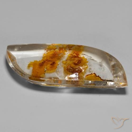 9,17 ctw natürlicher Mehrfarbig Quarz mit Markasit, Fantasie, Transparent