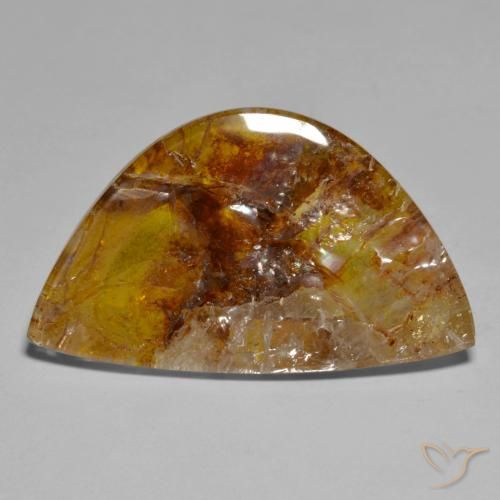 30.25ct Natürlicher Mehrfarbig Quarz mit Markasit, Fantasie, Transparent