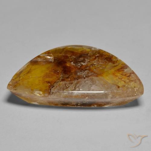 9,17 ctw natürlicher Mehrfarbig Quarz mit Markasit, Fantasie, Transparent
