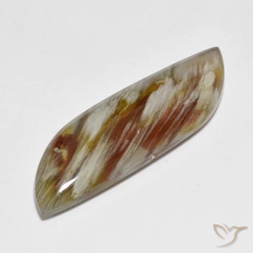 20.02ct Natürlicher Mehrfarbig Quarz mit Markasit, Fantasie, Lichtundurchlässig