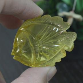 100,05 ctw natürlicher gelber Quarz, Fantasieschliff, Transparent