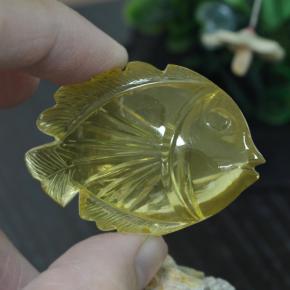 100,05 ctw natürlicher gelber Quarz, Fantasieschliff, Transparent