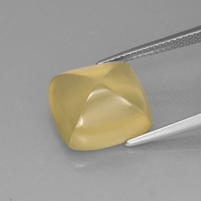8,40 ctw natürlicher gelber Quarz, Transparent, Transparent / Lichtdurchlässig