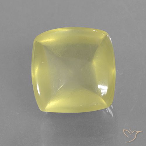 8.86ct Natürlicher hellgelb Quarz, Kissen, Lichtdurchlässig