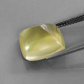 7,60 ctw natürlicher gelber Quarz, Transparent, Transparent / Lichtdurchlässig
