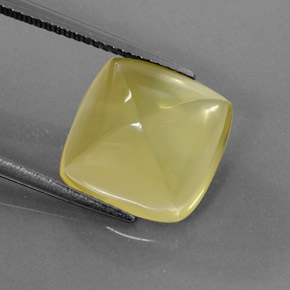7,78 ctw natürlicher gelber Quarz, Transparent, Transparent / Lichtdurchlässig