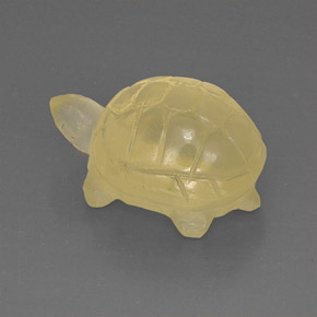 18,65 ctw natürlicher gelber Quarz, Transparent, Transparent / Lichtdurchlässig