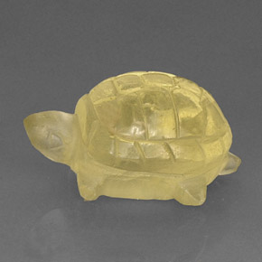 15,82 ctw natürlicher gelber Quarz, Transparent, Transparent / Lichtdurchlässig