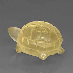 15,82 ctw natürlicher gelber Quarz, Transparent, Transparent / Lichtdurchlässig