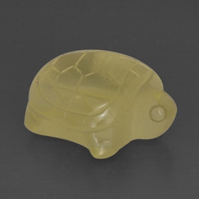24,91 ctw natürlicher gelber Quarz, Transparent, Transparent / Lichtdurchlässig