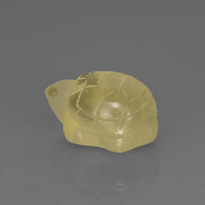 18,11 ctw natürlicher gelber Quarz, Transparent, Transparent / Lichtdurchlässig