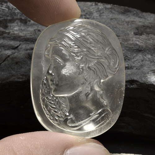74,59 ctw natürlicher weißer Quarz, Oval Schliff, Transparent