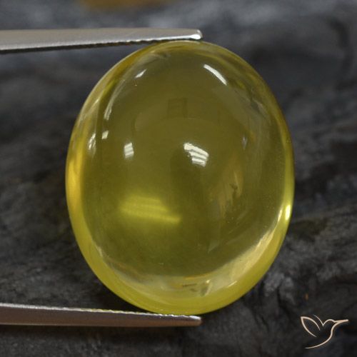 33.52ct Natürlicher hellgelb Quarz, Oval, Transparent