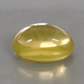 27,87 ctw natürlicher gelber Quarz, Oval Schliff, Transparent