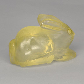 32,44 ctw natürlicher gelber Quarz, Transparent, Transparent / Lichtdurchlässig