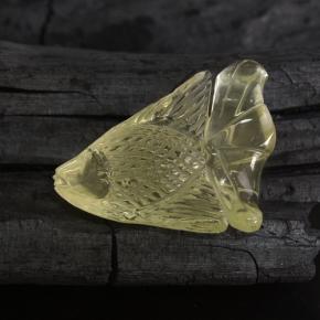 42,75 ctw natürlicher gelber Quarz, Fantasieschliff, Transparent