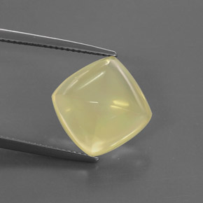 8,21 ctw natürlicher gelber Quarz, Transparent, Transparent / Lichtdurchlässig