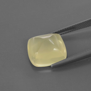 8,21 ctw natürlicher gelber Quarz, Transparent, Transparent / Lichtdurchlässig