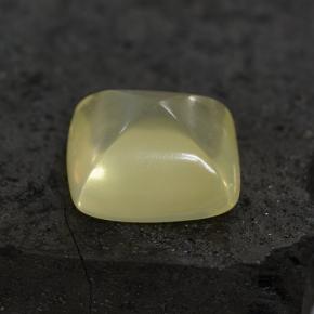 8,05 ctw natürlicher gelber Quarz, Kissenschliff, Transparent