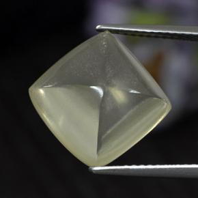 7,66 ctw natürlicher gelber Quarz, Kissenschliff, Transparent