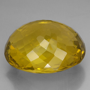 170,90 ctw natürlicher gelber Quarz, Oval Schliff, VVS