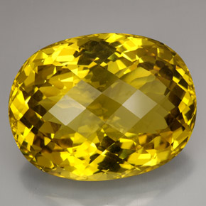 223,80 ctw natürlicher gelber Quarz, Oval Schliff, VVS-VS