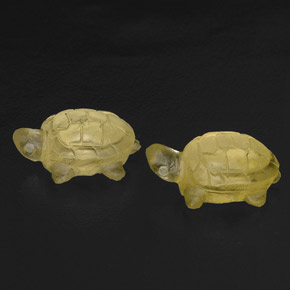  ct natürliche gelber Quarz-Edelsteine, Transparent, Transparent / Lichtdurchlässig