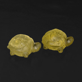  ct natürliche gelber Quarz-Edelsteine, Transparent, Transparent / Lichtdurchlässig