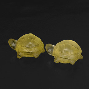  ct natürliche gelber Quarz-Edelsteine, Transparent, Transparent / Lichtdurchlässig