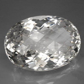 418,80 ctw natürlicher weißer Quarz, Oval Schliff, IF
