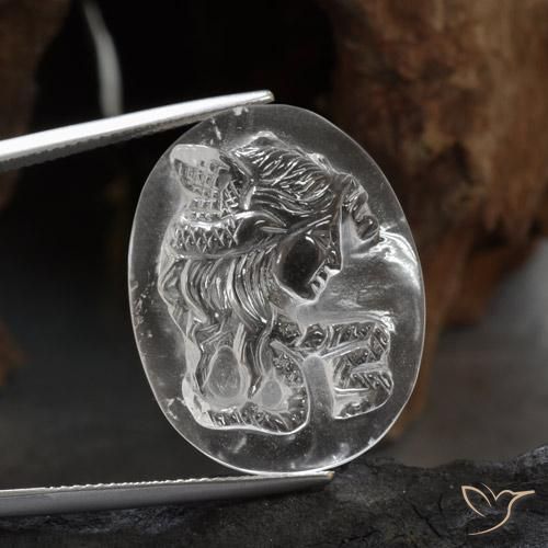 27.24ct Natürlicher Klares Weiß Quarz, Fantasie, Transparent